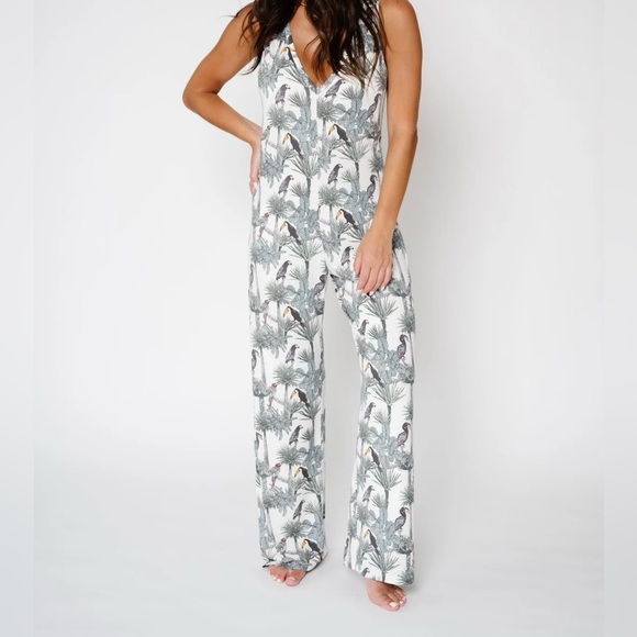 MONUIT MSRP $74 Patricia Jumpsuit Shade Cloud Nine Womens Size 2XL - Picture 6 of 12